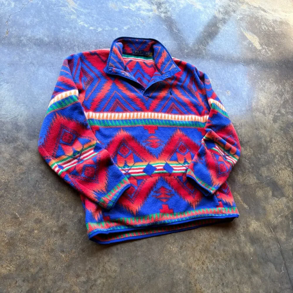 Beautiful Aztec‎ Polo Ralph Lauren Sherpa Fleece